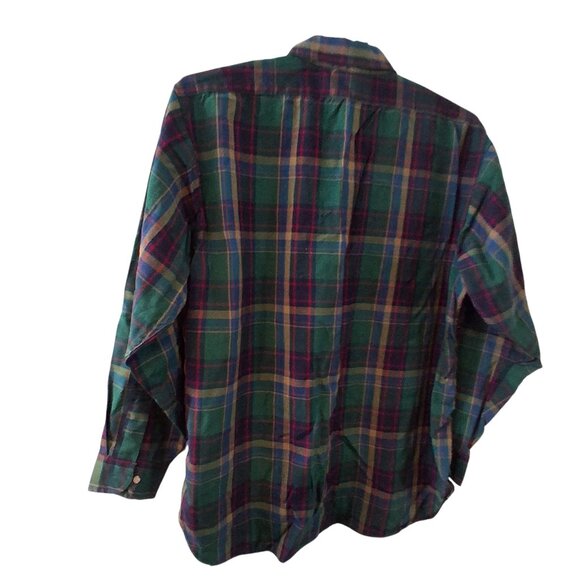 Pendleton shirt mens XXL Long Sir Pendleton worsted wool plaid button up USA - Picture 4 of 6